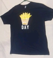 Whataburger Fry Day Shirt Black XL Extra Large Texas Hamburger Restaurant Friday