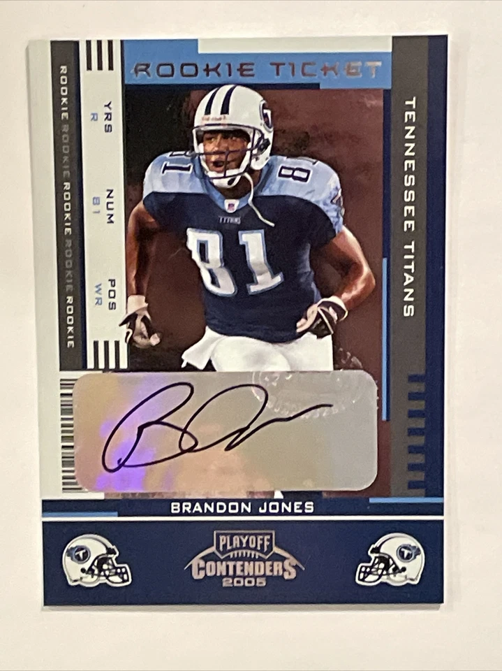 2005 Playoff Contenders #111 Brandon Jones RC Auto - Image 2 of 4