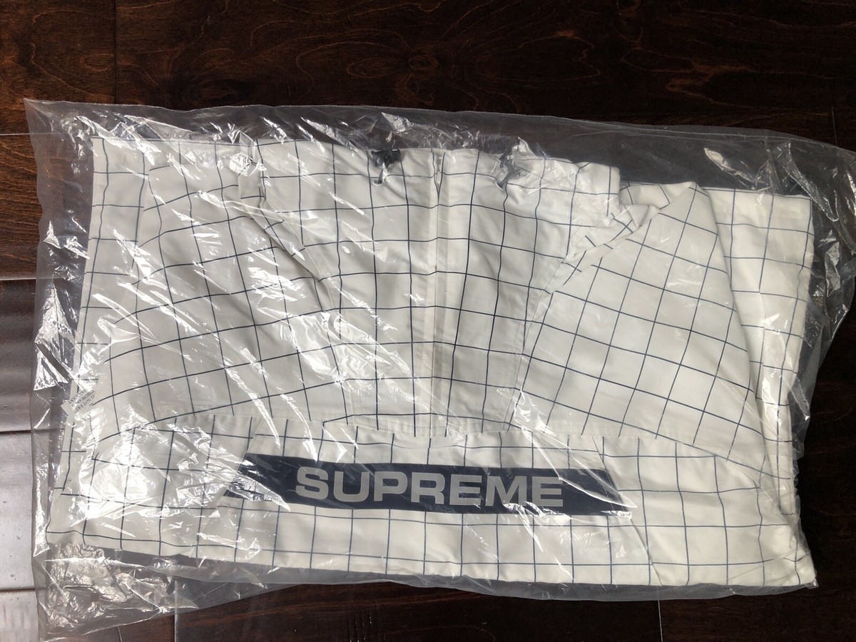 Supreme Heavy Nylon Anorak White FW19 DS Sz: M | eBay Supreme Heavy Nylon Anorak White FW19 DS Sz: M | eBay