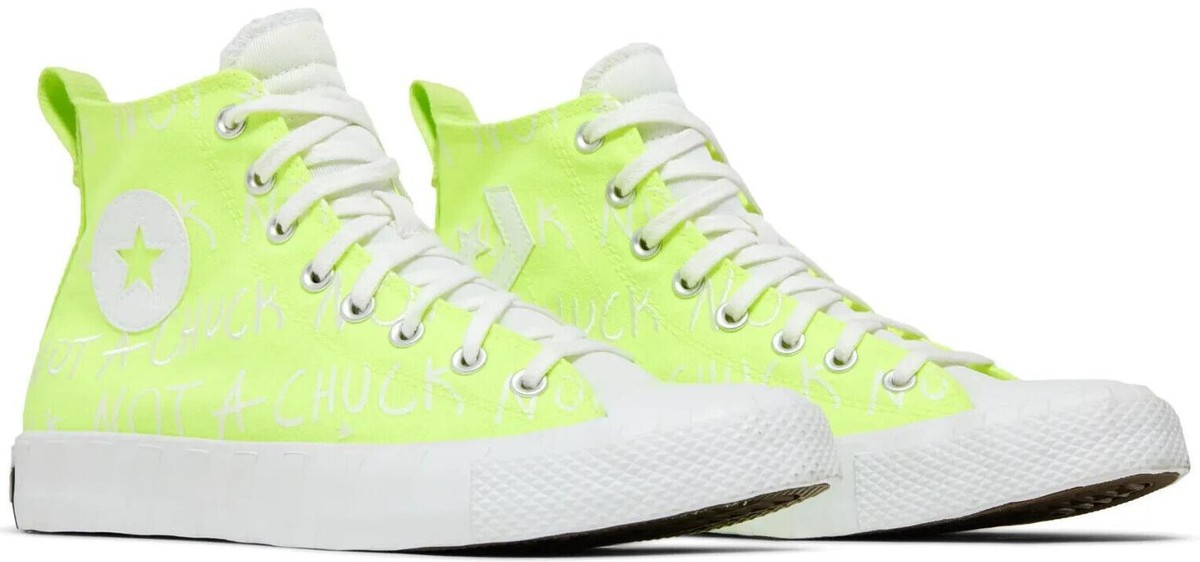 NEW Converse Men Sz 9 Unt1tl3d Not A Chuck All Star Hi Top Shoes A03146C Yellow Deals on Men main image 4