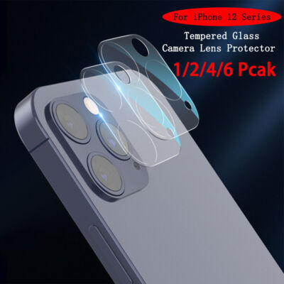 For iPhone 12,12 Mini 12 Pro Max Full Cover Tempered Glass Camera Lens  Protector