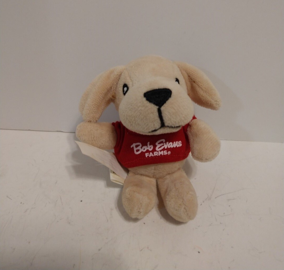 Bob Evans Farms BISCUIT Puppy Dog Plush 4" Chelsea Teddy Bear Co. Key Chain
