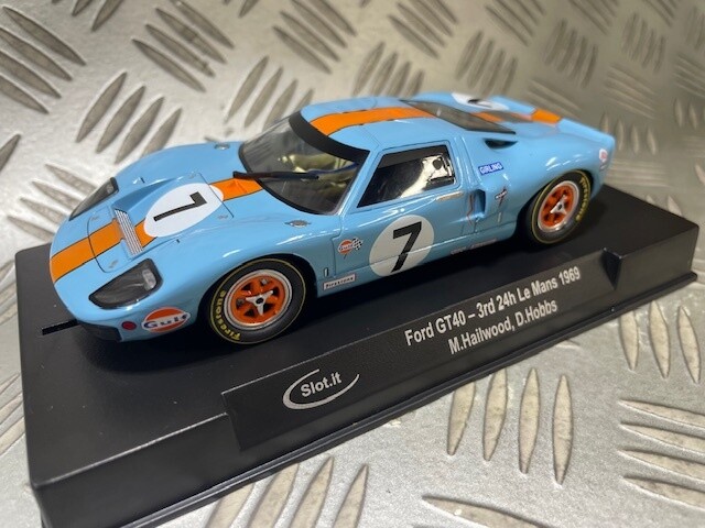 Slot Car 1/32 Ford GT40 n.7 - 3rd 24h Le Mans 1969 slot.it Unused w/Box CA18g