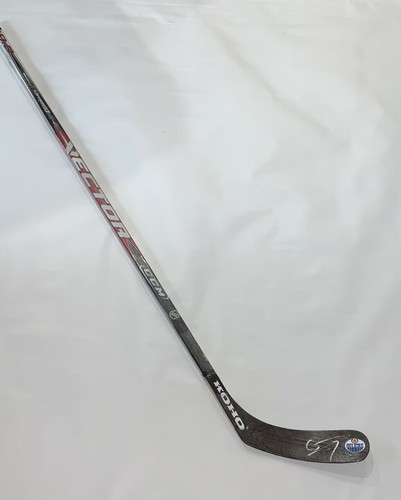 LEON DRAISAITL SIGNED CCM HOCKEY STICK EDMONTON OILERS AUTOGRAPHED JSA