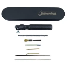 Conservator Le Crayon a Gratter Multi-pen with 7 Tips - cleans coins & artifacts