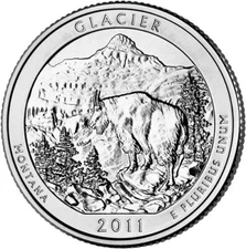 2011 P - Glacier - America The Beautiful Quarter