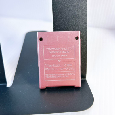 PS2 Memory Card 8MB Fujiwork PINK Memory King Playstation 2 Made