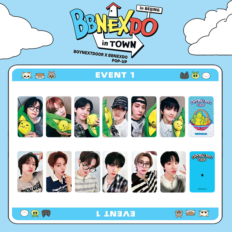 6pcs/set BOYNEXTDOOR RIWOO LEEHAN Self Made Photo Cards