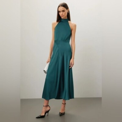 Samsoe Womens Marine Green Rheo Dress Size Small | eBay Samsoe Womens Marine Green Rheo Dress Size Small | eBay