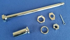 CHROME REAR AXLE KIT FOR HARLEY SHOVELHEAD FX FL 1967-72 REPLACES OE # 41552-67