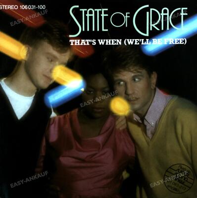State Of Grace - That's When (We'll Be Free) 7'' (VG+/VG+) '