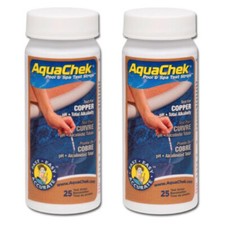 AquaChek 3 w 1 miedziano-jonowe paski testowe ilość: 25 (2 opakowania) - 512232-2