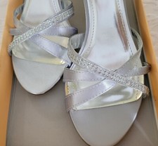 Womens Shoes Silver By David Bridals Brand New Never Worn Size 8