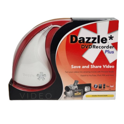 Dazzle DVD Recorder Plus Video Movies Pinnacle Studio 12 Video Capture NEW