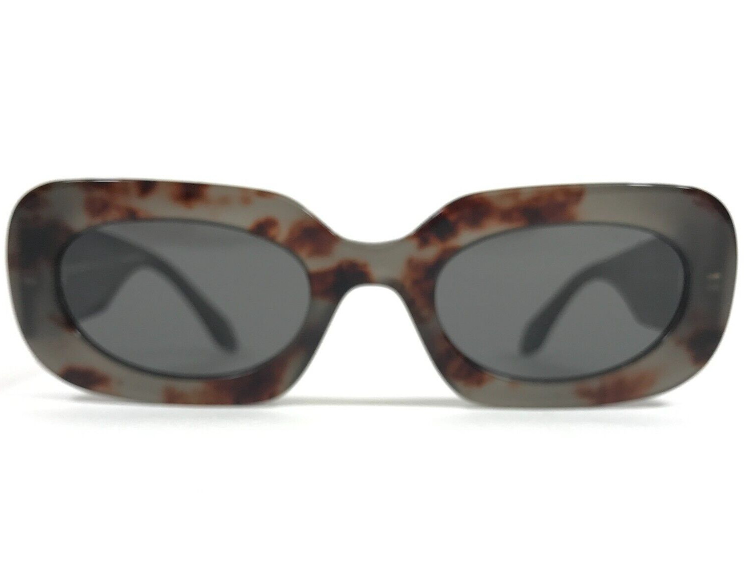 Солнцезащитные очки Giorgio Armani AR8182 5976/B1 в черепаховой овальной оправе с серыми линзами