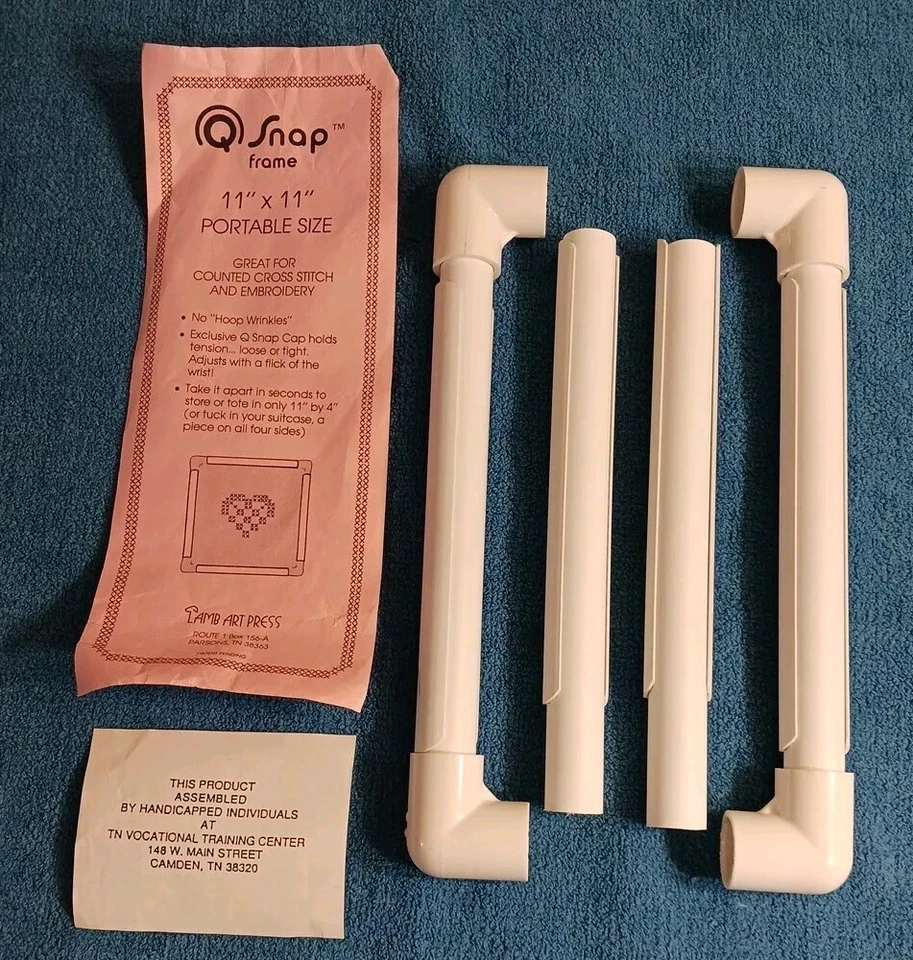 Q-Snap 11x11 Frame Cross Stitch Embroidery Needlework Portable New - Image 2 of 4