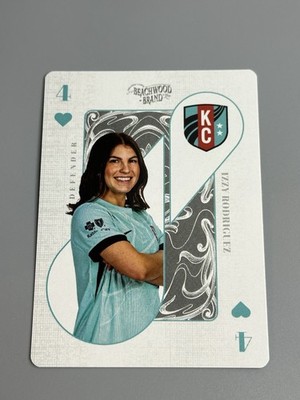 Izzy Rodriguez 2025 Parkside Beachwood Playing Card Four Hearts 4H KC Current