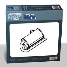 KLARIUS Auspuff Endtopf für Subaru Libero Bus (E10/E12) 1.0 + 1.2 4WD 1983-1993