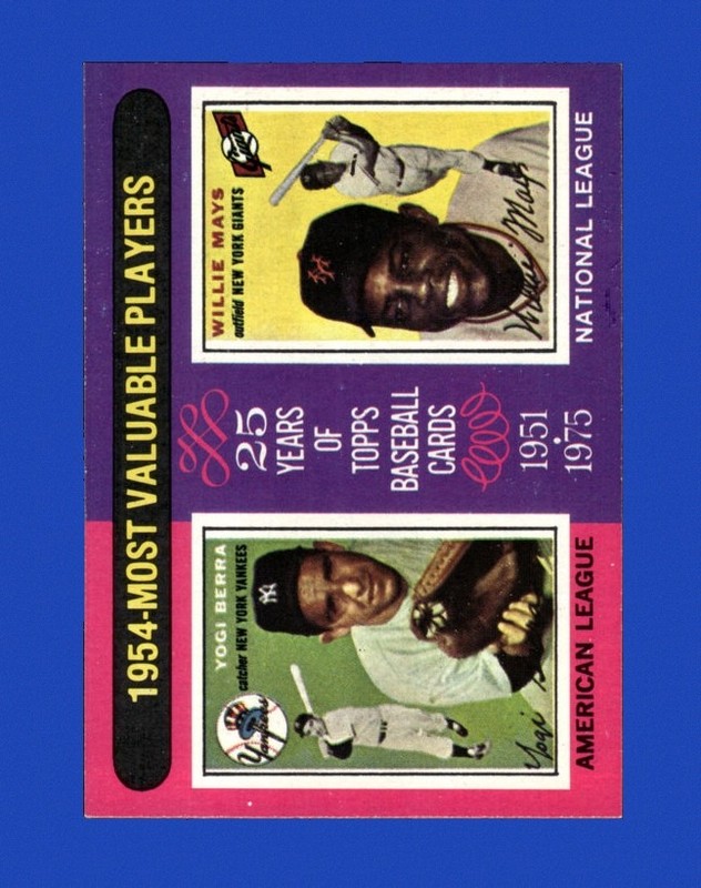 1975 Topps Set-Break #192 1954 MVP's NM-MT OR BETTER *GMCARDS*