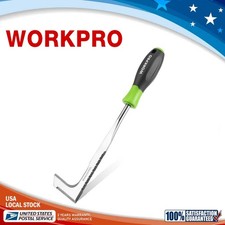 WORKPRO L-Shaped Crack Weeder 12" Crevice Weeding Tool with Soft Handle for Yard