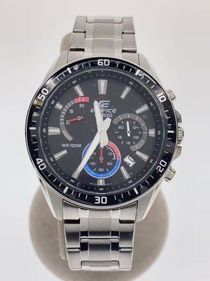 CASIO Quartz Wristwatch Analog Stainless BLK SLV EFR 552D 1A3VUDF