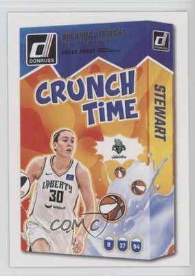 2025 Panini Donruss WNBA Crunch Time Press Proof Breanna Stewart #3 1qv7