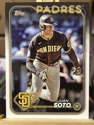 Juan Soto 2024 Topps Series 1 Exclusive Companion Variation #COTB-7 Padres E8