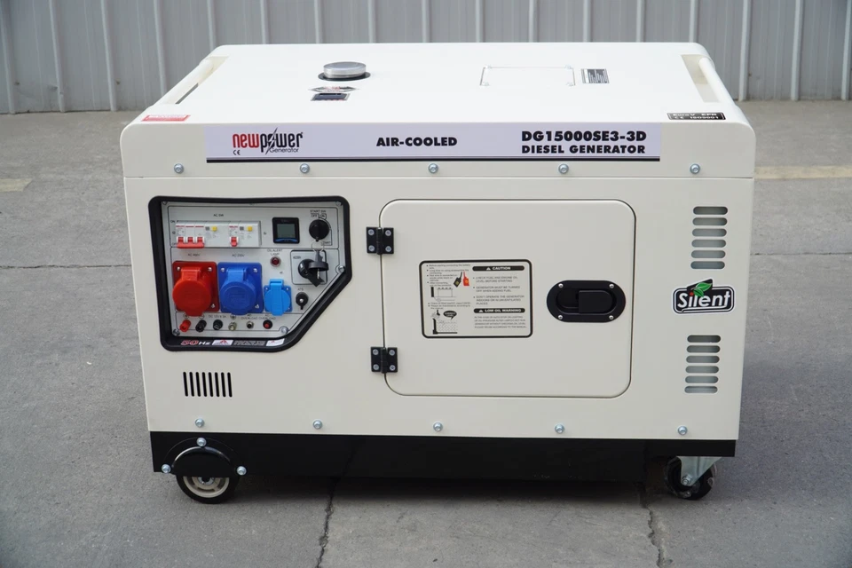 DG15000 Stromerzeuger 10 kw  Diesel Generator Stromaggregat  AVR 230V oder 400V - Bild 4 von 4