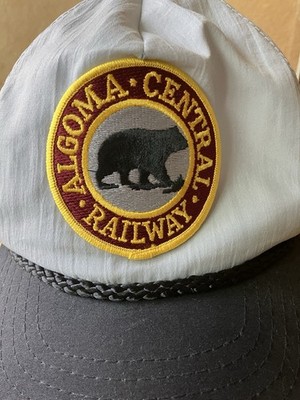 Algoma Central Railway Snapback Trucker Mütze Seil Kanada Zug Route Bär wie neu
