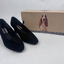 Vintage Hush Puppies Women's 8 Linda Black Heels 2.5"