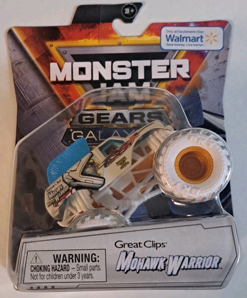 Monster Jam Gears and Galaxies Great Clips Mohawk Warrior | eBay