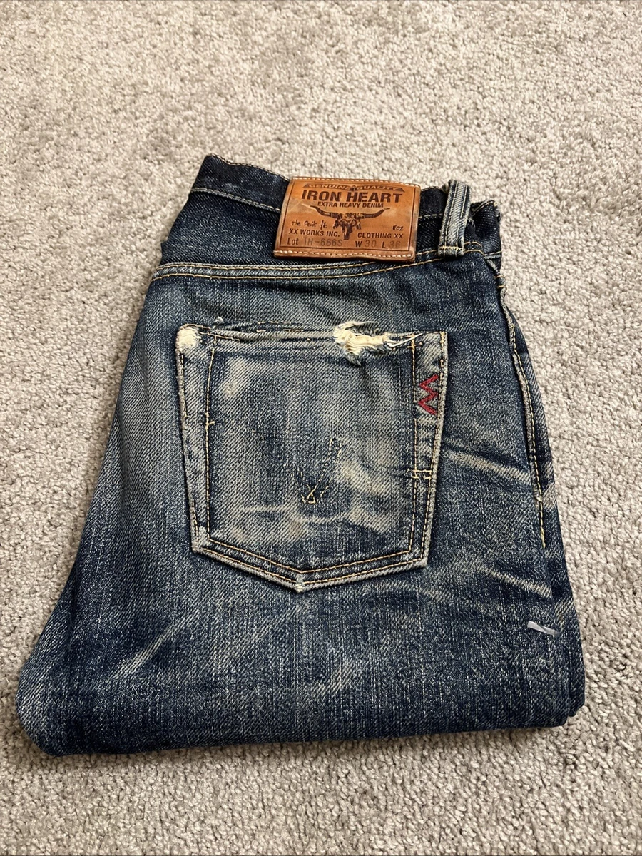 Iron Heart Denim Blue Jeans for Men for sale | eBay