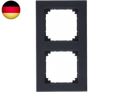 Schneider Electric Merten M-Plan-Rahmen für Schalter und Steckdosen, 2-fach, 