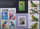 BIRDS. PARROTS. COLLECTION #2. 37 STAMPS + 3 SOUVENIR SHEETS. LOT IN GERMANY — photo 1