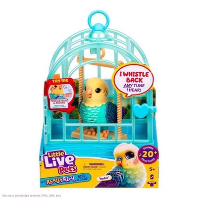 Little Live Pets Indie Real Bird and Cage