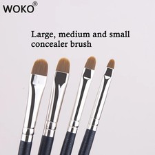 4 Sizes Available Concealer Makeup Brush Small Flat Concealer Brush Gel Eyeliner