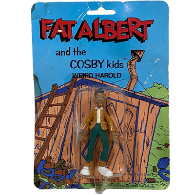 Fat Albert and the Cosby Kids Action Figure Weird Harold 1982 Tedro Sealed VTG