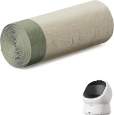 Strong and Durable Drawstring Waste Bags, 20 Count Cat Litter Bags for Auto