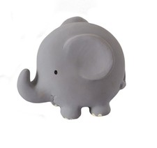 Tikiri Elephant Bath Toy and Teether, 0 Months, Grey