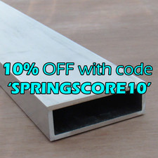 3x1 inch Aluminium Rectangular tube Box Section 75mm x 25mm 75x25mm rectangle...