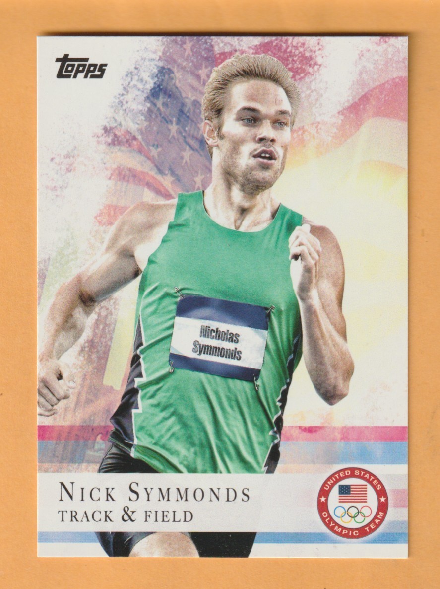 Nick Symmond 2012 Topps U.S. Olympic Team #5 Track & Field Boise Idaho