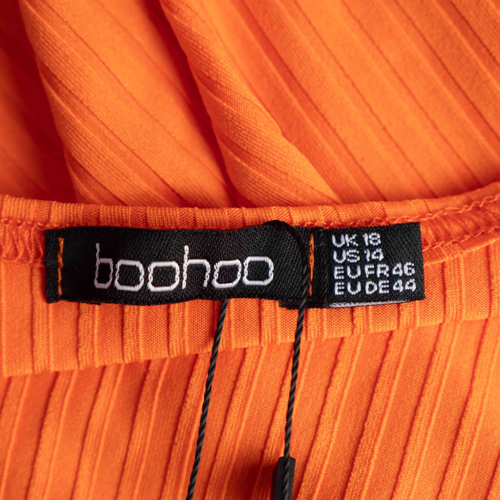 Boohoo Orange Long Sleeve Floor Length Size 18 Cardigan New With Tag image 6