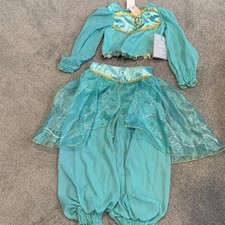 Disney Store Princess Jasmine Long Sleeve Costume Dress Girl Size 4