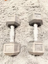 CAP Barbell Coated Dumbbell Weight Multiple Options Pairs & Sets Black 15 LB