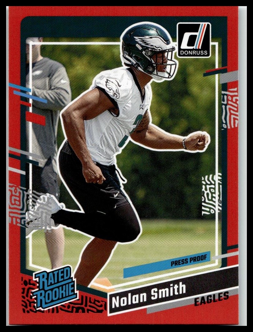 2023 Donruss #382 Nolan Smith Press Proof Red