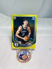 2025-26 Bowman Chrome Basketball Ben Saraf Yellow /75 RC #BCV-26 🔥🔥🔥