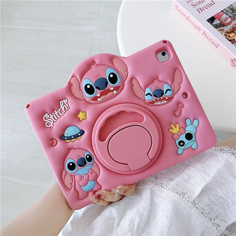 Angel Stitch Cover Case Stand Strap For iPad7/8/9/10th Gen Air 10.2 360Rotation - Image 4 of 4
