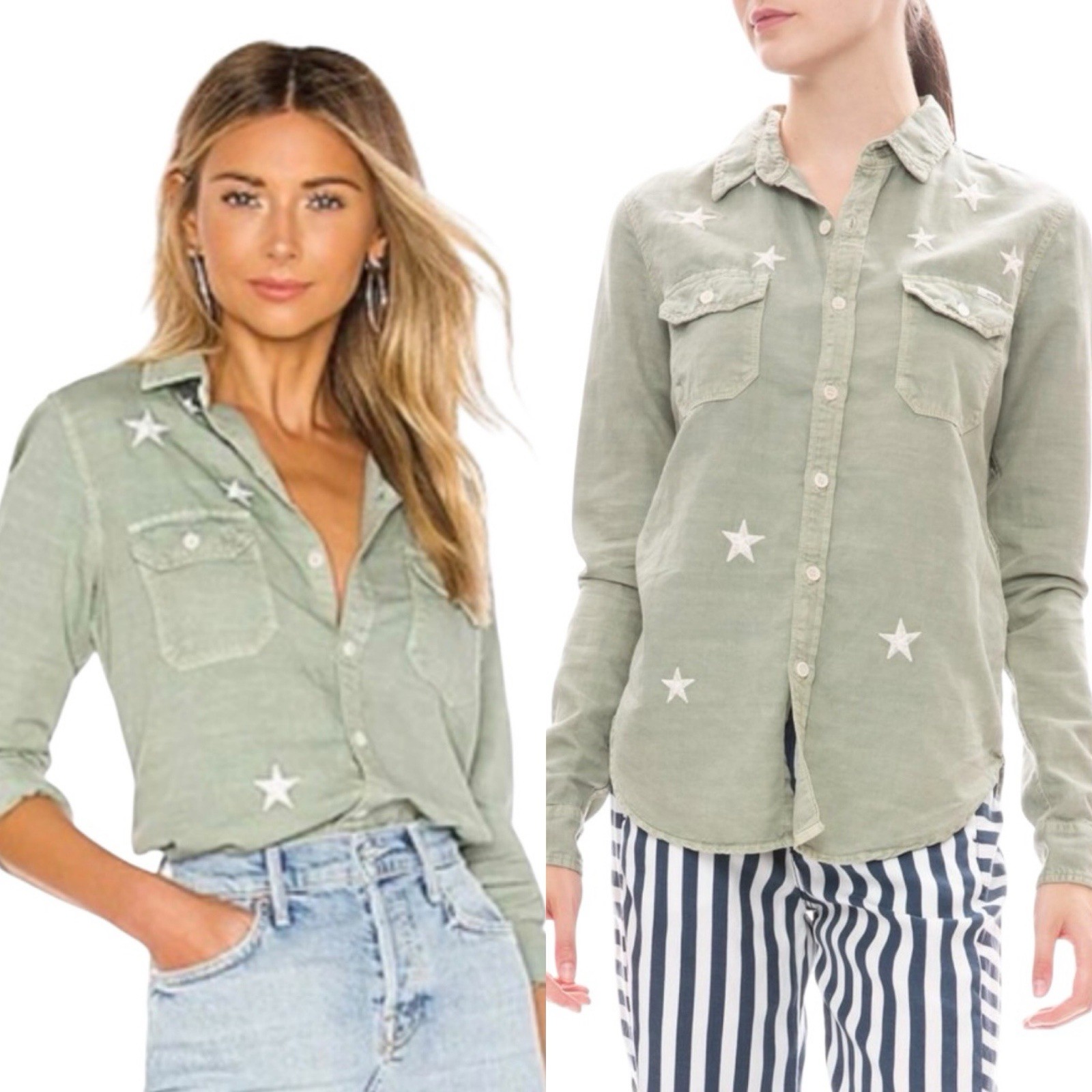 Mother The Trooper Button Button Down Freedom Was… - image 1