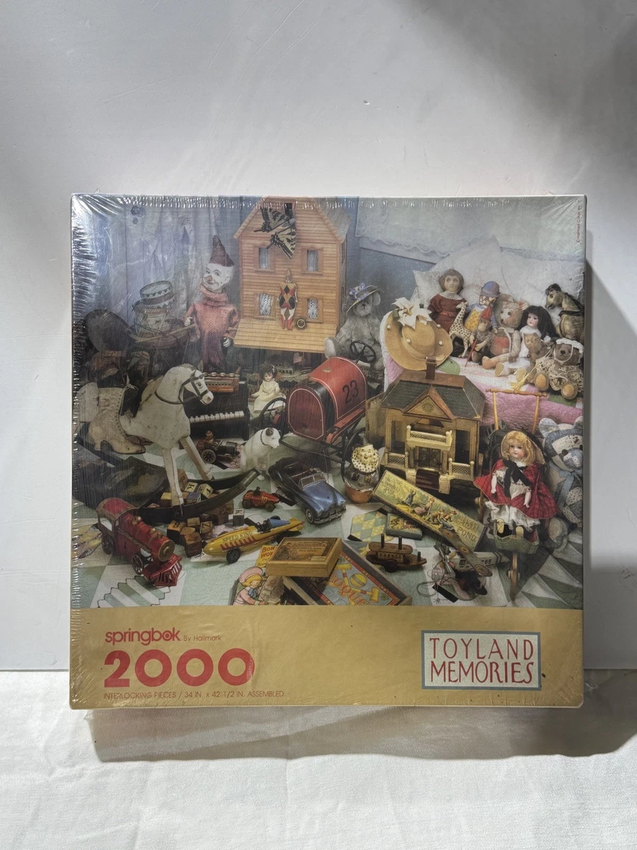 Vintage Springbok Round Jigsaw Puzzle 1972 Grist Mills Art by A. Pascolini