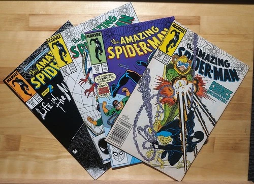 4 Amazing Spider-Man Comics: #295-#298 (1987) VF